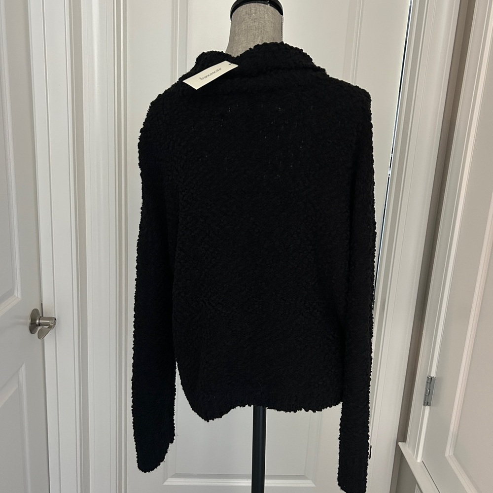 NWT! Francesca's Harper Heritage Soft Popcorn Stitch Cowl Neck Sweater Sz Small - Picture 6 of 13
